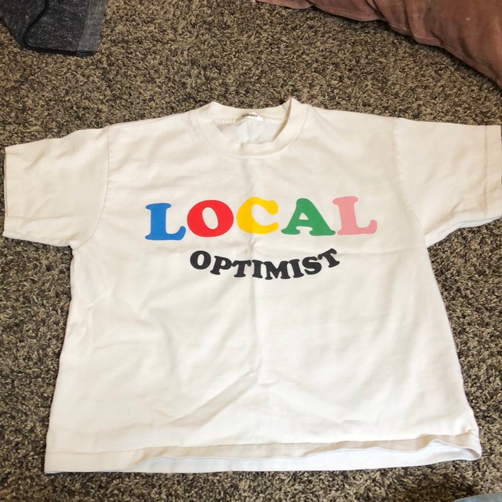Mad happy local optimist